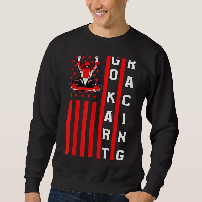 Go Kart Racing Sweatshirt (Front)
