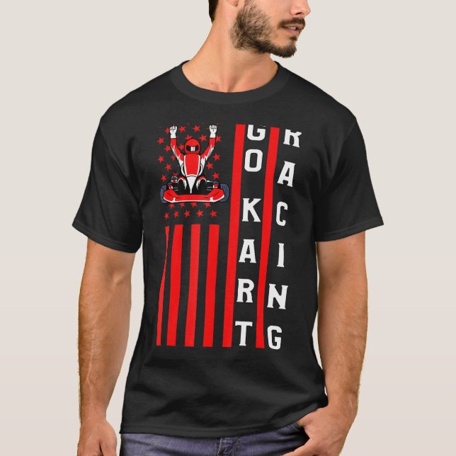Go Kart Racing T-Shirt (Front)