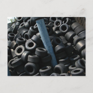 Go Kart Tires Postcard