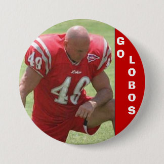 GO  LOBOS 7.5 CM ROUND BADGE