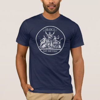 Go Metric Outlines Bella Canvas Dark T-Shirt