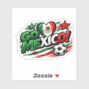GO MEXICO Soccer Fan Mexican Pride Footb