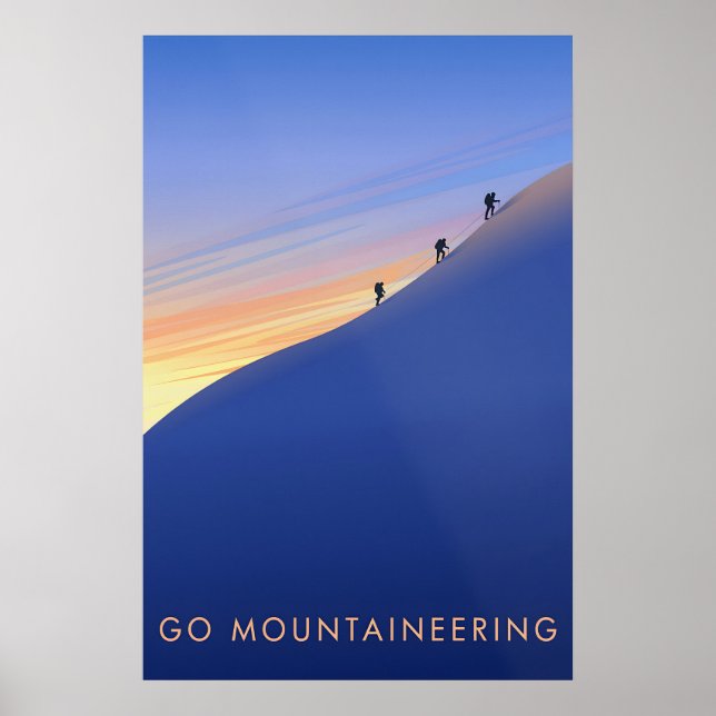 Go Mountaineering Travel Poster (Front)