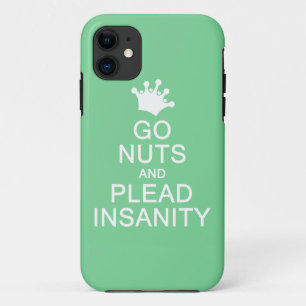 GO NUTS custom colour iPhone case