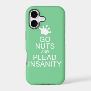 GO NUTS custom colour iPhone case