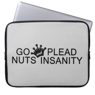 GO NUTS custom colour laptop sleeve