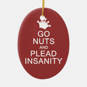 GO NUTS custom colour ornament