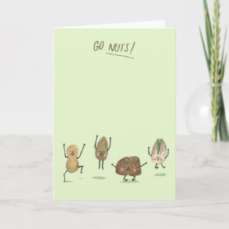 Go Nuts! Greetings Card