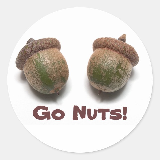 Go Nuts! Sticker (Front)