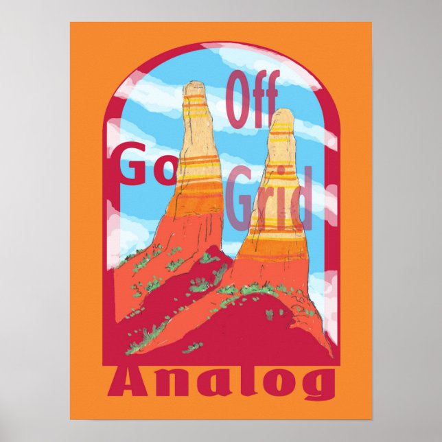 Go Off Grid Poster (Front)