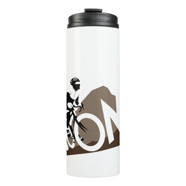GO ON, Cyclist! Thermal Tumbler (Front)