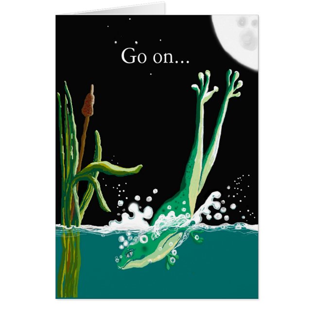 Go on, take the plunge! (Front)