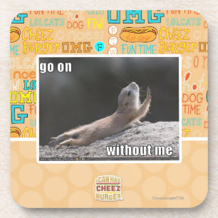 Go on withouth me coaster