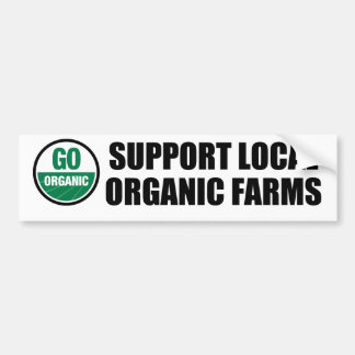 Go Organic Bumper Sticker