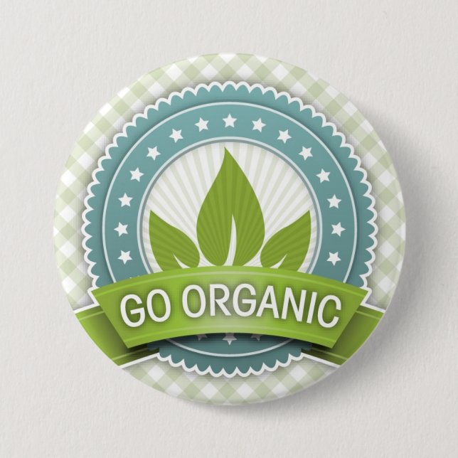 Go Organic Button (Front)
