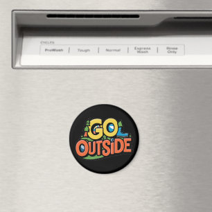 Go Outside Adventure Magnet