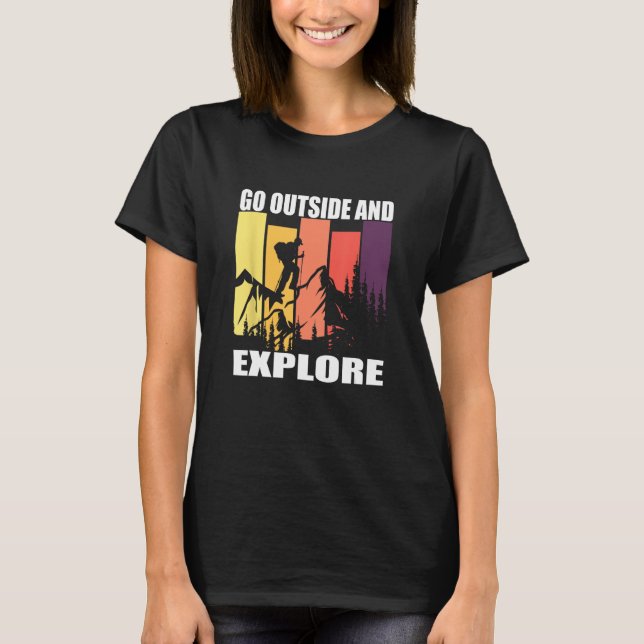Go Outside and Explore T-Shirt (Front)