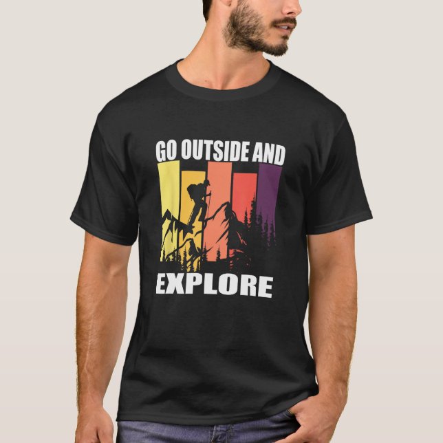 Go Outside and Explore T-Shirt (Front)