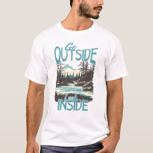 Go Outside, Look Inside – Nature Adventure T-Shirt