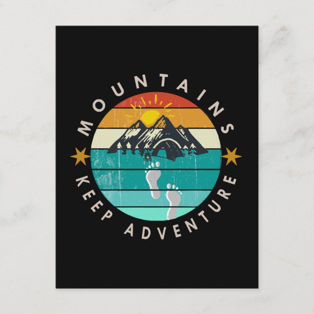 Go Outside Outdoor Keep adventure Enclosure Card (Front)