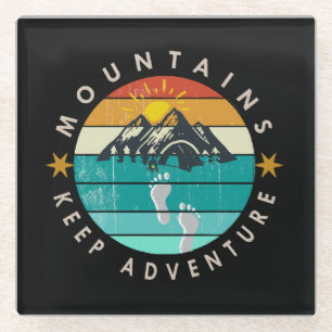 Go Outside Outdoor Keep adventure Glass Coaster