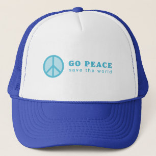 Go Peace (Blue) Trucker Hat