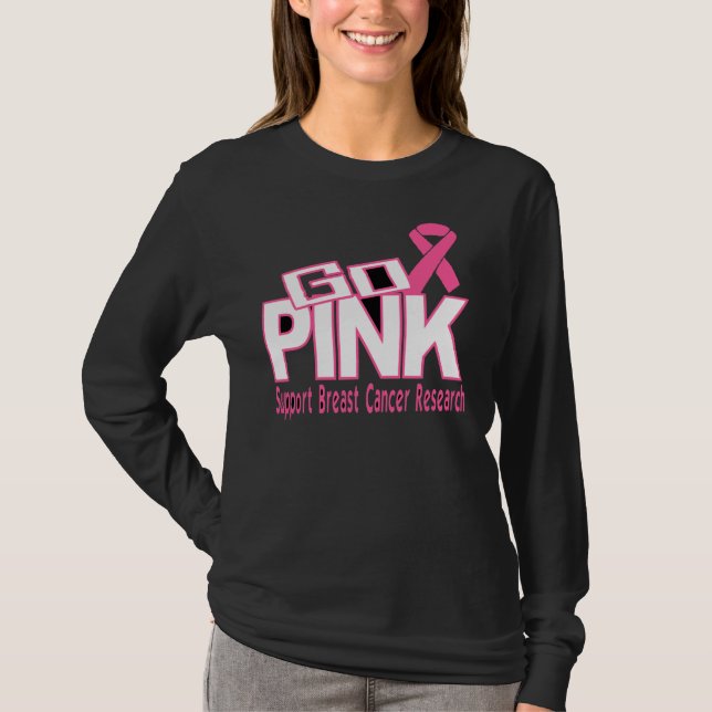 Go Pink! T-Shirt (Front)