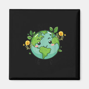 Go Planet Its Your Earth Day 2025 Teacher Kids Cut Magnet