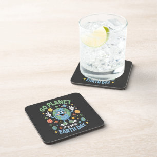 Go Planet Its Your Earth Day Coaster