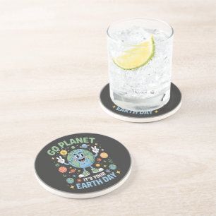 Go Planet Its Your Earth Day Coaster