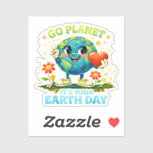 Go Planet It's Your Earth Day green