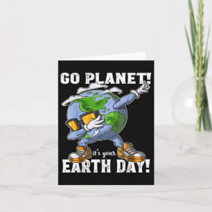 Go Planet Its Your Earth Day T Shirt Dabbing Gift Card