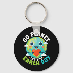 Go Planet Its Your Earth Day Teacher Women Kids To Key Ring