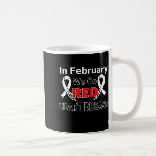 Go Red - American Heart Health Month Awareness In Coffee Mug