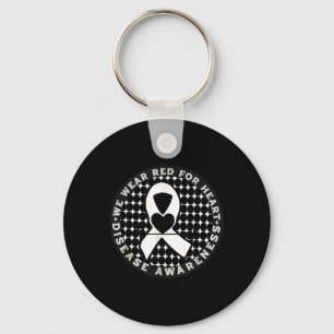 Go Red - American Heart Health Month Awareness In Key Ring