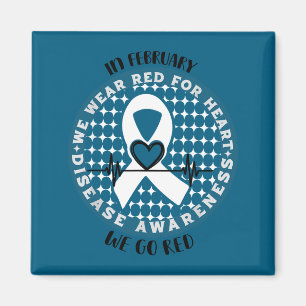 Go Red - American Heart Health Month Awareness In  Magnet