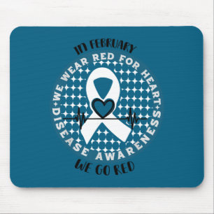Go Red - American Heart Health Month Awareness In  Mouse Pad