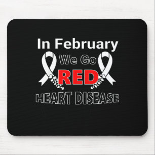 Go Red - American Heart Health Month Awareness In  Mouse Pad