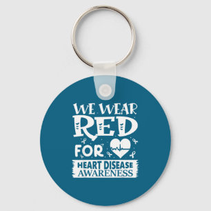 Go Red – Awareness For Us Heart Health Month In Fe Key Ring