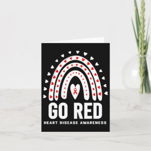 Go Red Day - Go Red Heart Disease Month  Card