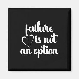 Go Red - Failure Is Not An Option - Heart Disease Magnet