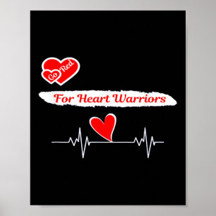 Go Red February American Heart Health Awareness Mo Poster