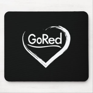 Go Red For Heart Disease Awareness 2  Mouse Pad