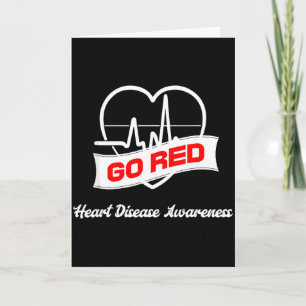 Go Red For Heart Disease Awareness Chd _1 Card