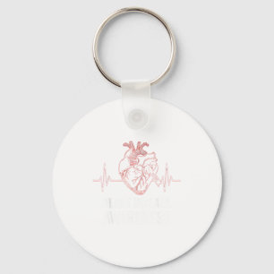 Go Red For Heart Disease Awareness - Chd Support & Key Ring