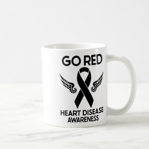 Go Red For Heart Disease Awareness We Wear Red In Coffee Mug