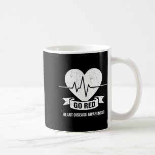 Go Red For Women American Chd Heart Disease Month Coffee Mug