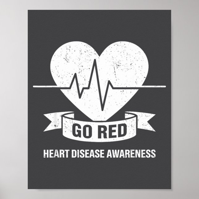 Go Red For Women American Chd Heart Disease Month  Poster (Front)