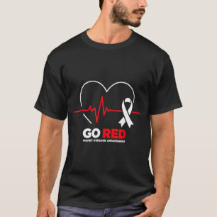 Go Red For Women American Chd Heart Disease Month T-Shirt