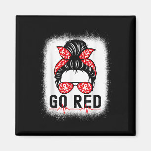 Go Red For Women American Heart Disease Awareness Magnet